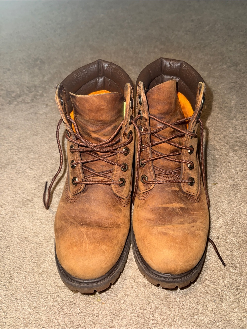 Timberland Brown Lace-Up Ankle Work Boots
